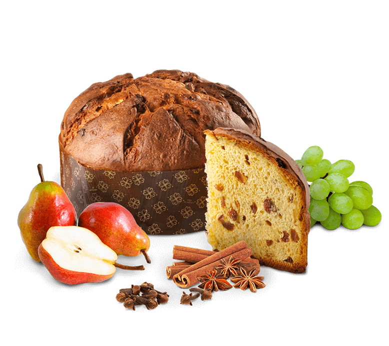 Panettone NOEL s hruškou, skořicí a hřebíčkem Loison 1000g 